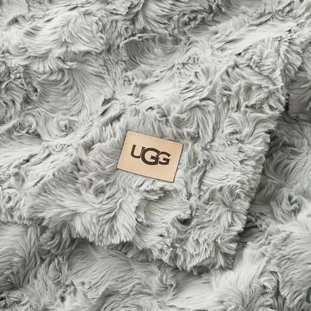 UGG Adalee Faux Fur Throw, 50